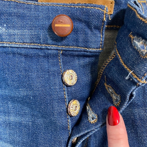 NWT Joe’s Mariela Mid Rise Raw Hem Button Fly Cut-Off Jean Shorts - Picture 9 of 11